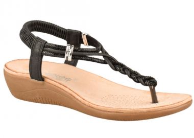 Σανδάλια γυναικεία | Ανατομικά | Amarpies | ABZ30227 | Black - Amarpies - 